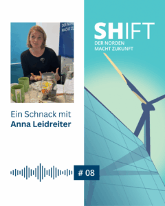 Anna Leidreiter beim Podcast SHIFT